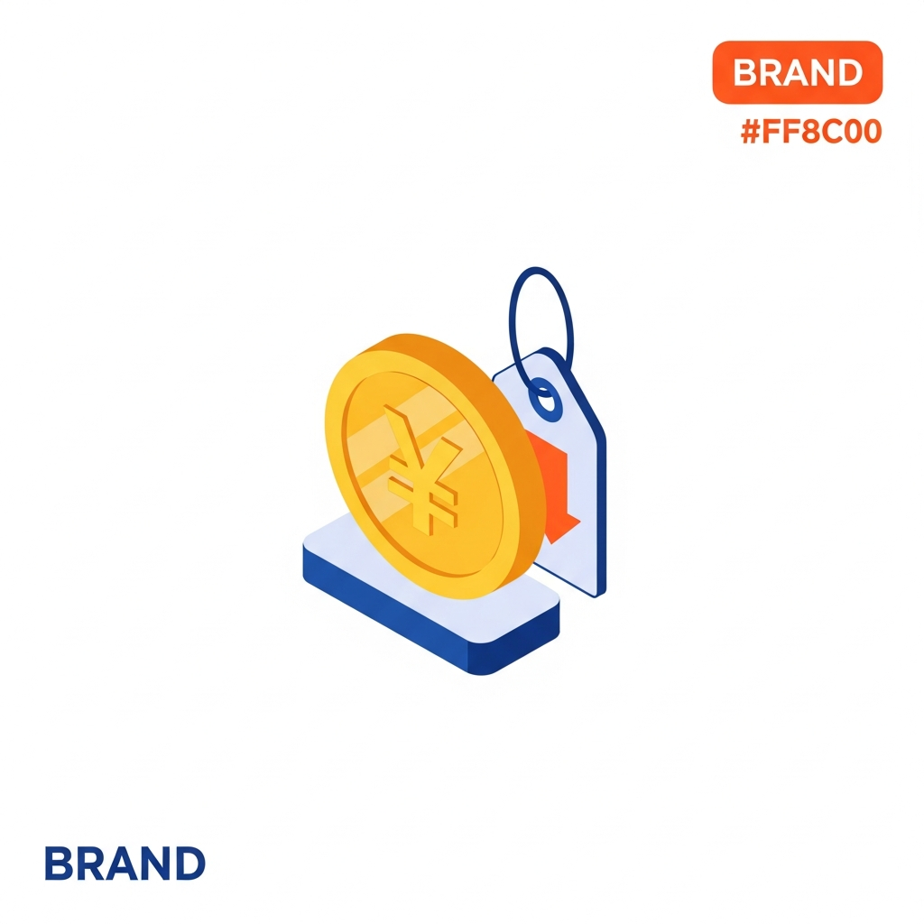 良心的な低料金のイラスト