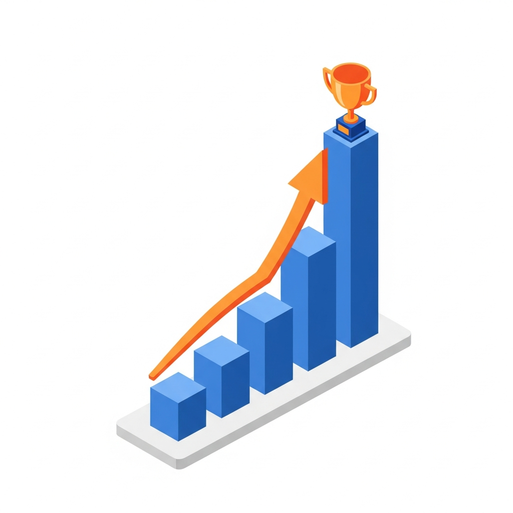 創業19年の実績のイラスト
